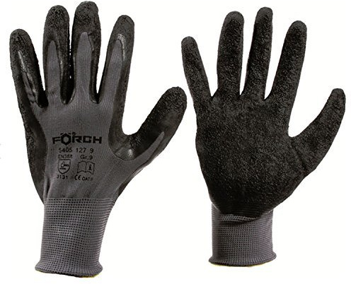 FOERCH FEINSTRICKHANDSCHUHE LATEX - GROESSE 9 [12 PAAR]