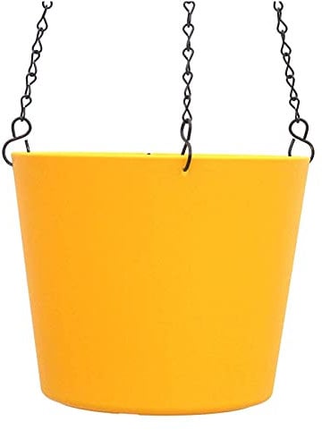 Kunststoff Ampel-Flori 14 gelb Ø 14.0cm Höhe 12.0cm