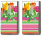 2x 10 Taschentücher Tulips and stripes – Tulpen und Streifen/Frühling/Motivtaschentücher