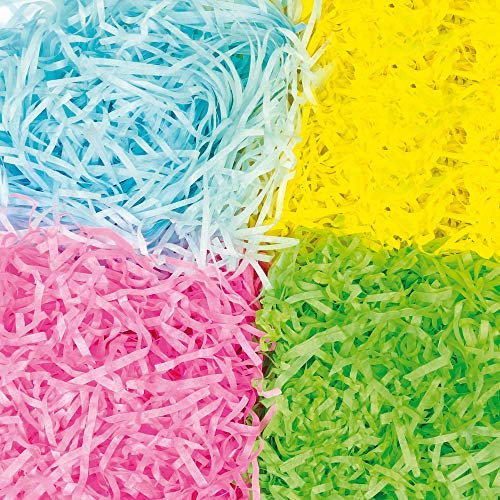 Baker Ross Papier déchiré aux coloris printaniers pour les œuvres d'art et loisirs créatifs pour Pâques - Par lot - version anglaise
