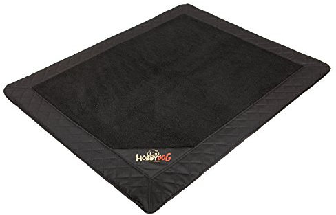 DOGGY Hobbydog XLMEXCZA4 Hundematte Hundebett Hundesofa Hundekorb Exclusive, XL, 110 x 90 x 3 cm, schwarz