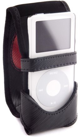 Tread Ellipse III Recycled iPod Nano Schutzhülle, aus kolumbianischen LKW-Reifen gefertigt, Rot