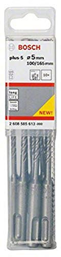 Bosch Accessories Bosch Professional Hammerbohrer SDS-plus-5 (10 Stück, Ø 5 mm)