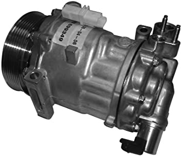 Valeo Kompressor, Klimaanlage, vorgefüllt mit Öl, 699349 | Kompatibel mit: CITROËN C5 II, C5 II Break, PEUGEOT 407, 407 Coupe, 407 SW, 607
