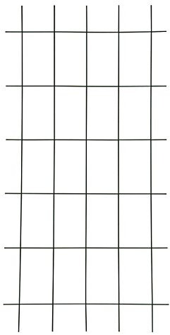 Gitterspalier 150 x 45 cm grün