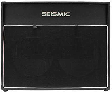 Seismic Audio - 2x12 GUITAR SPEAKER CABINET EMPTY - 7 Ply Birch - 12 Speakerless Cab - Vintage 212 - Black Tolex - Black Cloth Grill - Front or Rear Loading Options