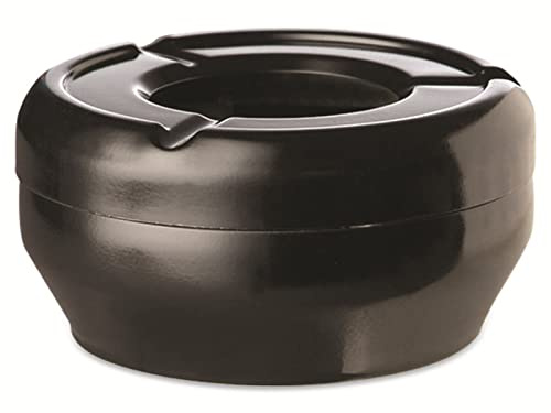 APS 83611 Windaschenbecher CASUAL, Ø 10 cm, Höhe 4 cm, Melamin, schwarz
