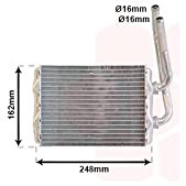Van Wezel 43006220 Radiateur de Chauffage