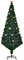 HOMCOM Árbol de Navidad Artificial Árboles de Abeto 180cm con Soporte Decoraciones Navideñas Copos de Estrella Fibra Óptica Brillante LED Multicolor Ignífugo