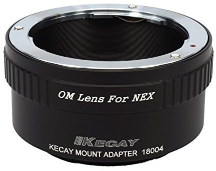 KECAY® Objektivadapter für Olympus OM Zuiko Objektiv an Sony NEX E-Mount Kamera, NEX-3, NEX-3C, NEX-5, NEX-5C, NEX-5N, NEX-5R, NEX-6, NEX-7, NEX-F3, NEX-VG10, VG20