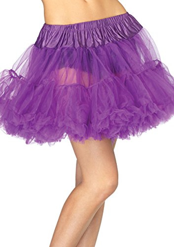 Leg Avenue Women Layered Tulle Petticoat Costume Accessories, Purple, One Size UK