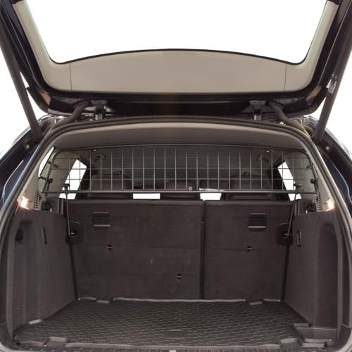 Travall Hundegitter für BMW X3 (2010-2017) Fahrzeugspezifisches Hundegitter, Kofferraumschutz für Hundetransport, Gepäckschutz, Robustes Stahlnetz Auto Hundesperre
