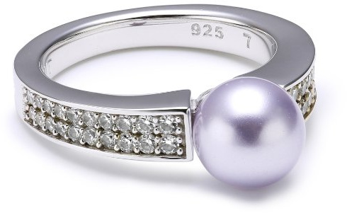 ESPRIT Damen Ring Silber Zirkonia Precious Glam Sunset ESRG91587C1