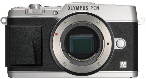 Olympus PEN E-P5 Micro Four Thirds Interchangeable Lens Camera - Silver Body Only (16.1MP, Live MOS) 3.0 inch Tiltable Touchscreen LCD