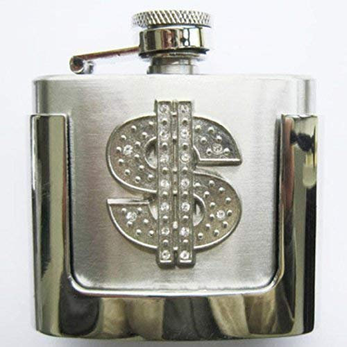 Piratenladen Buckle as Flask US$ Emblem, Flask, Belt Buckle