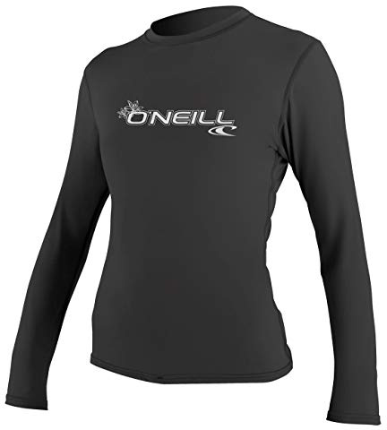 O'Neill Women's Basic Skins Long Sleeve Rash Vest - Black, X-Small