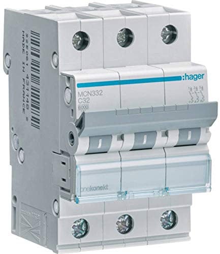 Hager MCN332 Disjoncteur 32 A (Import Allemagne)