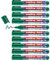 edding 360 Whiteboardmarker - verde - 10 Whiteboard Stifte - Rundspitze 1,5-3 mm - Boardmarker abwischbar - für Whiteboard, Flipchart, Magnettafel, Pinnwand, Memoboard - Sketchnotes - nachfüllbar