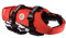 EzyDog DFD Schwimmweste Hund - Hundeschwimmweste - Schwimmwesten für Hunde - Größenverstellbar mit Griff und Reflektoren (S, Rot)