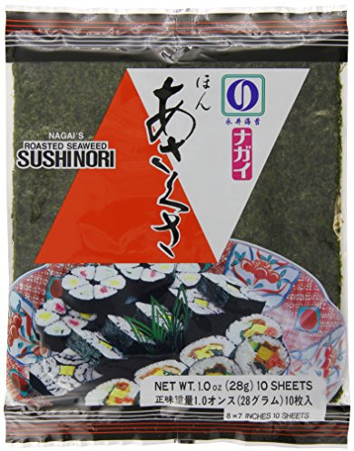 NAGAI Hon Asakusa Nori Red Seaweed , 1 pack