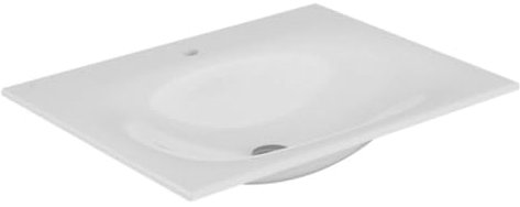 Keuco Keramikwaschtisch Edition 11 31140, mit 1 Loch Bohrung, weiß, 31140310701
