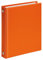 Veloflex 1164330 Taschenringbuch VELOCOLOR, Taschenbuch, DIN A6, 4-Ring-Mechanik, mit 50-Blatt kariert, orange