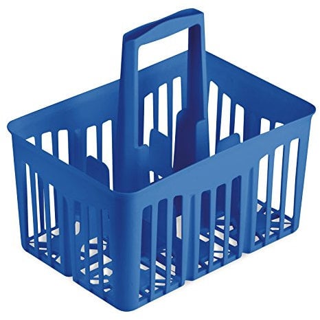 STEFANPLAST Cestello Portabottiglie, 6 Posizioni, Riciclabile, 30x21xh. 28 Cm Blu
