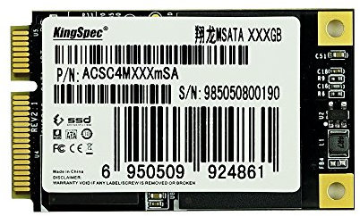KingSpec SSD 256 Go MLC MSATA Mini Pci-e Solid State Drive avec mémoire cache DRAM