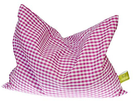 Kräuterkissen Schlafkissen Erkältung Miniblings 23x18cm kariert Karos weiß pink