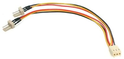 StarTech.com Cable 15cm Splitter Divisor en Y de Alimentación Corriente para Fan Ventilador de CPU - Conector TX3