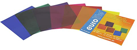 Eurolite 94100300 Coloured Foil Set, 19 x 19 cm, Par-56 Six Colours