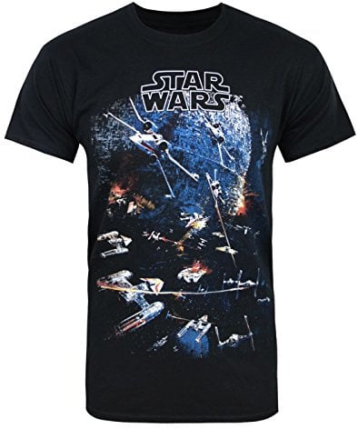 Star Wars Mens Character T-Shirt Universe Black Top L