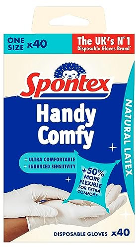 NUK Spontex 40 pratici guanti usa e getta, taglia unica