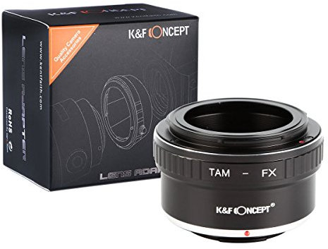 K&F Concept Lens Mount Adapter Compatible with Tamron to FX, Manual Adapter Compatible withTamron Mount Lens and Compatible with Fuji X Mount Cameras for X-Pro1, X-E1, X-M1, X-A1, X-T1, etc