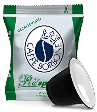 Caffè Borbone - Dek Respresso Mélange 50 pièces compatibles avec Nespresso