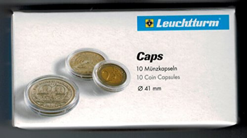 Lot de 10 capsules pour pièces de monnaie en or ou argent, 14 – 62 mm 41 mm