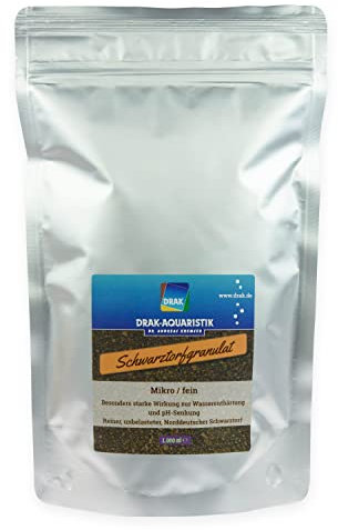DRAK-Aquaristik Schwarztorfgranulat Mikro 1,0 Liter