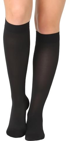 Pani TERESA MEDICA Kompressionsstrümpfe Damen Herren Thrombosestrümpfe Medizinische Stützstrümpfe Knielange Kompressionssocken Reisestrümpfe 23-32 mmHg Für Reise Flug