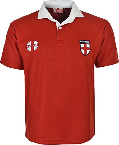 Championnats d'Angleterre de football Euro 2016 Fans supporter Chemises Taille S à 5 x l - Rouge -