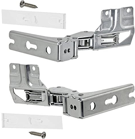 Spares2go Integrated Door Hinge Pair fits Neff Fridge Freezer (Top Left, Bottom Right + Upper Right, Lower Left 3704 5.0, 3306 5.0, 3307 5.0, 12004051)
