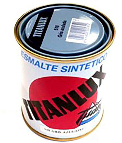 Titan 001051038 Esmalte Sintético, Gris Azulado, 375 ml