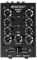 OMNITRONIC GNOME-202 Mini-Mixer schwarz | 2-Kanal-DJ-Mixer im Miniaturformat | Extrem leichter und kompakter DJ-Mixer | Metallgehäuse