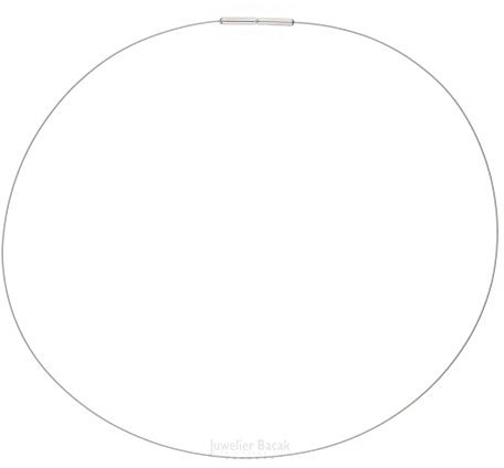 Boccia Damen-Collier Stahl Silikon 0803-0142