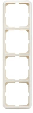Elso 204400 4fach Fashion Duro perlweiss Rahmen 4-Fach FAS pw
