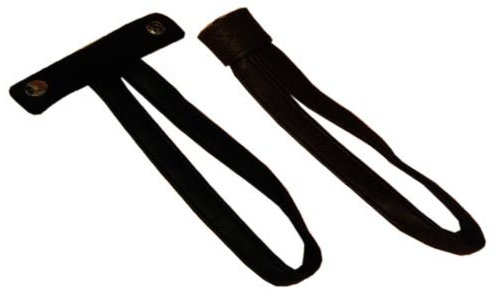 Stockschlaufe Leder mit Lederband, braun - Trageschlaufe Handgelenkschlaufe