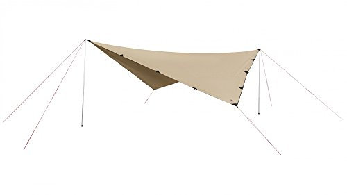 ROBENS Tarp 4 x 4 m Sonnensegel, Beige, 4 x 4 Meter