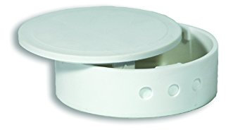 VS Electronic Verteilerdose Durchmesser 70mm inkl. Zugentlastung, weiß, Kunststoff, nicht wasserfest, inkl. Befestigungsmaterial