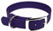 LENNIE BioThane Halsband, Dornschnalle, 13 mm breit, Größe 20-24 cm, Lila/Violett, Aufdruck möglich