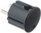 Meister Schutzkontakt-Stecker - Kunststoff - schwarz - 250 V - 16 A - Maximaler Kabelquerschnitt 2,5 mm² - IP20 Innenbereich - Seitliche Einführung / Schuko-Stecker mit Zugentlastung / 7421120