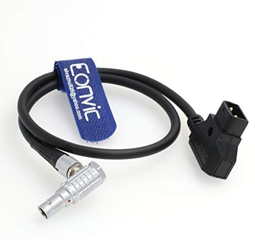 Eonvic Câble adaptateur d'alimentation D-TAP vers 0B 2 broches pour Teradek Bond 45,7 cm (angle droit 2 broches)